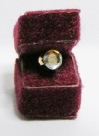 DOLLS HOUSE 1/12TH BOXED ENGAGEMENT RING